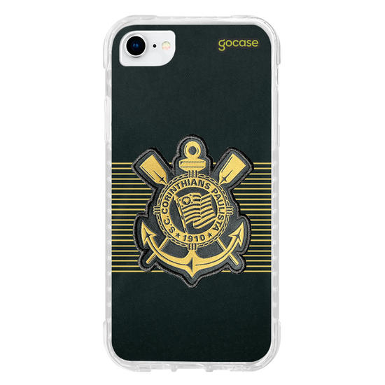 Capinha para celular  Corinthians - Uniforme 3 2018 Escudo