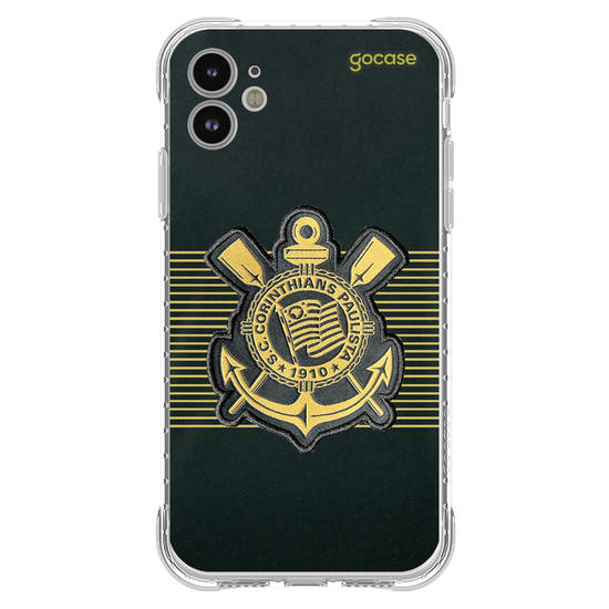Capinha para celular  Corinthians - Uniforme 3 2018 Escudo