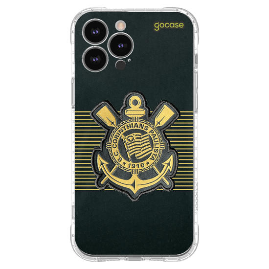 Capinha para celular  Corinthians - Uniforme 3 2018 Escudo