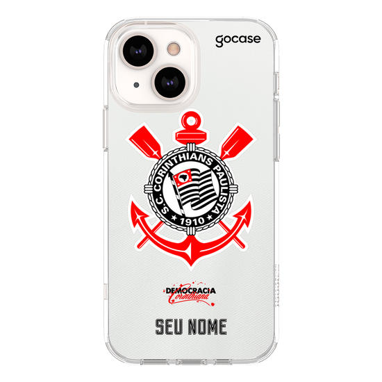 Capinha para celular Corinthians - Uniforme 1 2023 Escudo
