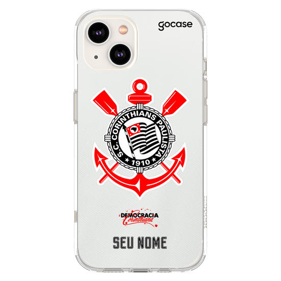 Capinha para celular Corinthians - Uniforme 1 2023 Escudo