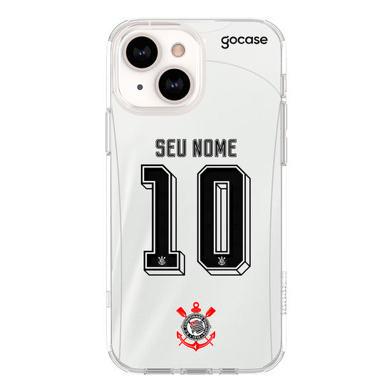 Capinha para celular Corinthians - Uniforme 1 2023 Personalizada