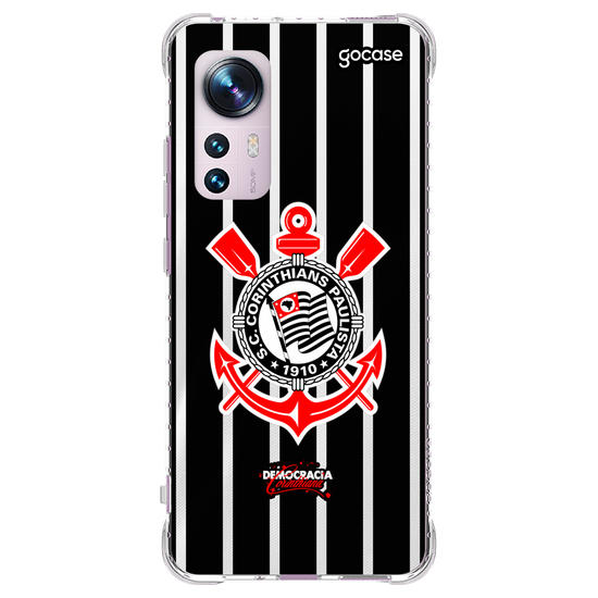 Capinha para celular Corinthians - Uniforme 2 2023 Escudo