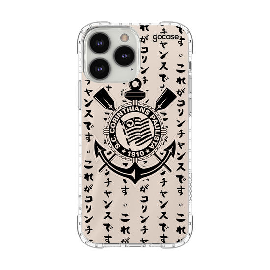 Capinha para celular Corinthians - Uniforme 3 2022 Escudo