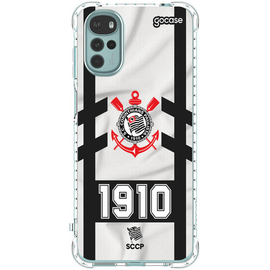 Capinha para celular  Corinthians -  Uniforme Vintage Branco