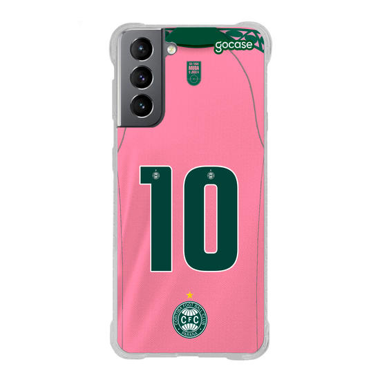 Capinha para celular  Coritiba - Outubro Rosa 2025 Escudo