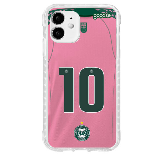 Capinha para celular  Coritiba - Outubro Rosa 2025 Escudo