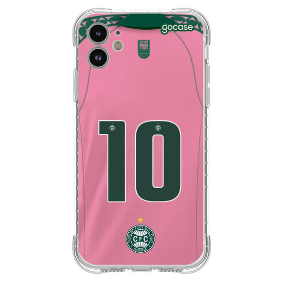 Capinha para celular  Coritiba - Outubro Rosa 2025 Escudo