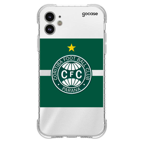 Capinha para celular  Coritiba - Uniforme 1 2025 Escudo