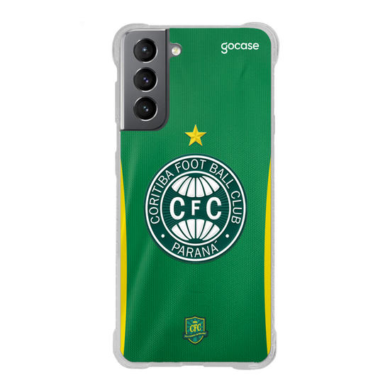 Capinha para celular  Coritiba - Uniforme Brasil Escudo