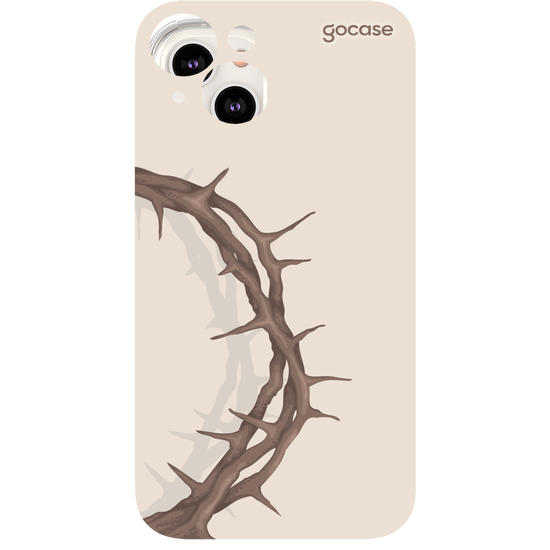 Capinha para celular  Coroa Espinhos Lateral