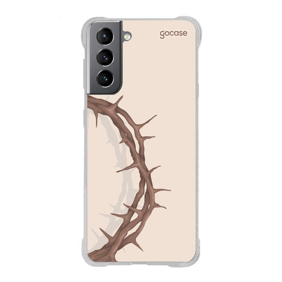 Capinha para celular  Coroa Espinhos Lateral