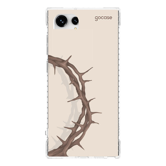 Capinha para celular  Coroa Espinhos Lateral