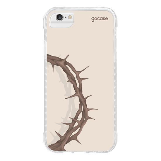 Capinha para celular  Coroa Espinhos Lateral