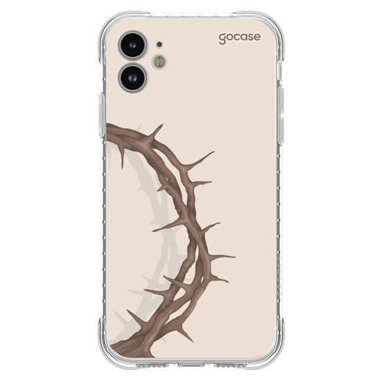 Capinha para celular  Coroa Espinhos Lateral