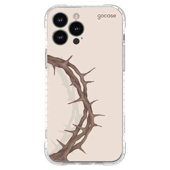 Capinha para celular  Coroa Espinhos Lateral