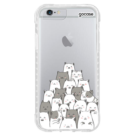 Capinha para celular Xadrez de Gatos
