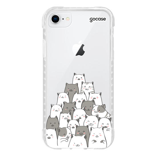 Capinha para celular Xadrez de Gatos