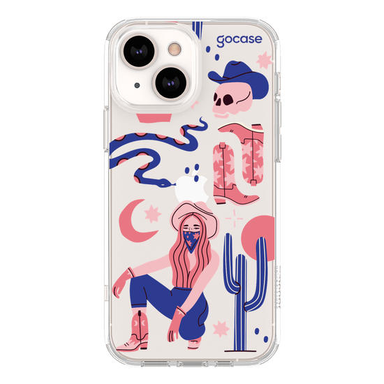 Cowgirl - Cowgirl Cartoon Phone Case