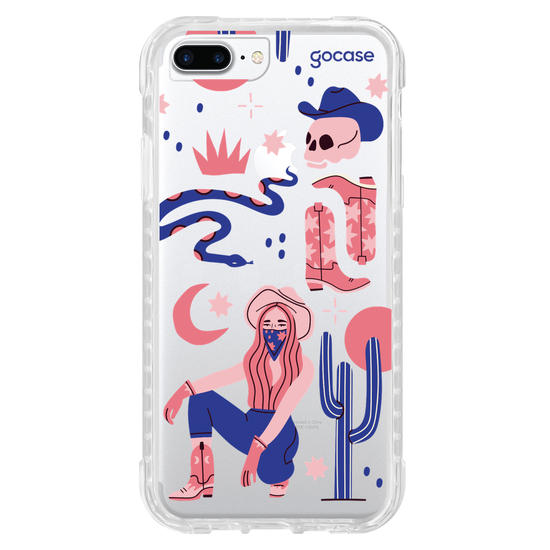 Capinha para celular  Cowgirl - Vaqueira Cartoon