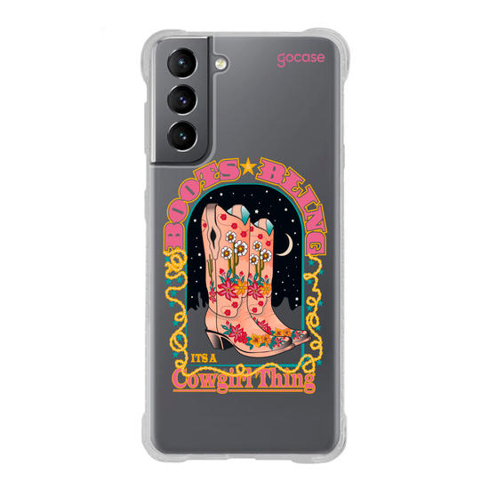 Capinha para celular  Cowgirl - Botas Cintilantes