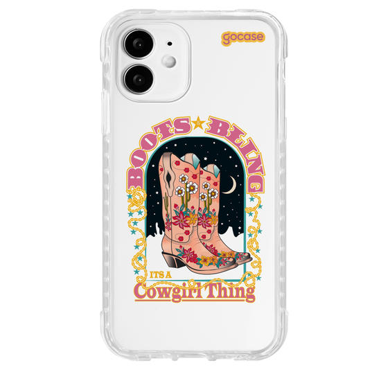 Capinha para celular  Cowgirl - Botas Cintilantes