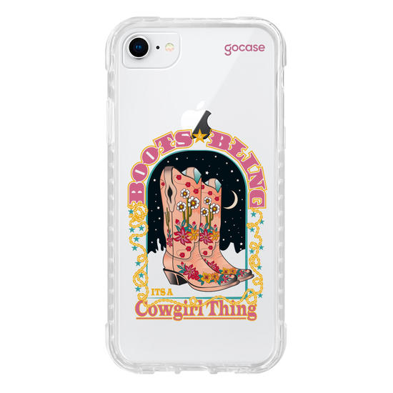 Capinha para celular  Cowgirl - Botas Cintilantes