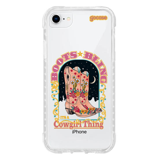 Capinha para celular  Cowgirl - Botas Cintilantes