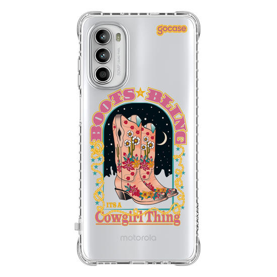 Capinha para celular  Cowgirl - Botas Cintilantes