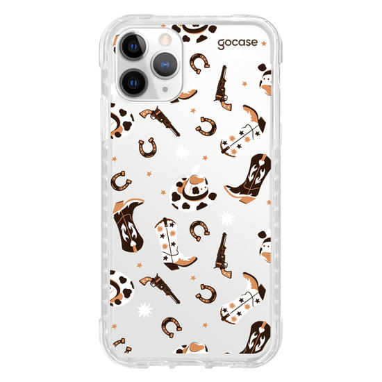 Capinha para celular  Cowgirl - Cow Pattern