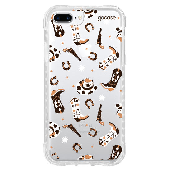 Capinha para celular  Cowgirl - Cow Pattern