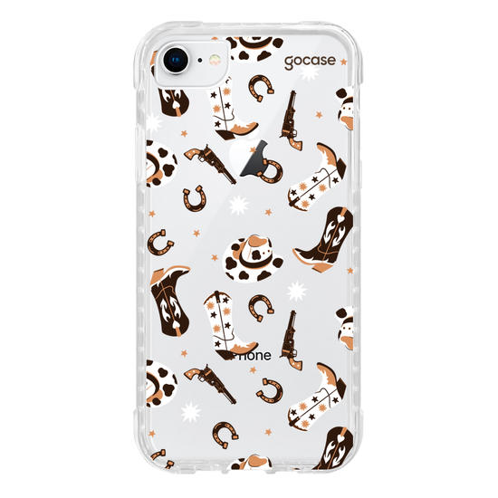 Capinha para celular  Cowgirl - Cow Pattern