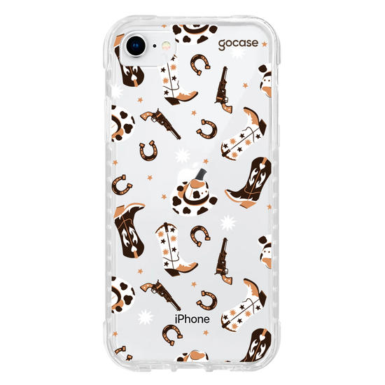 Capinha para celular  Cowgirl - Cow Pattern