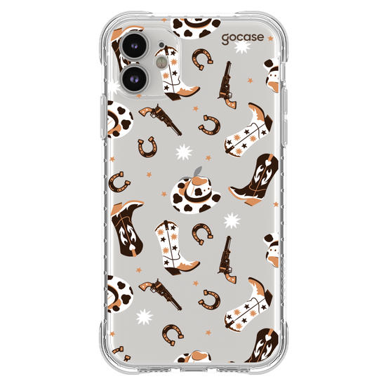 Capinha para celular  Cowgirl - Cow Pattern