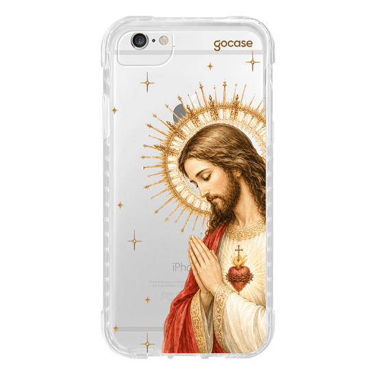 Capinha para celular  Cristo em Aquarela