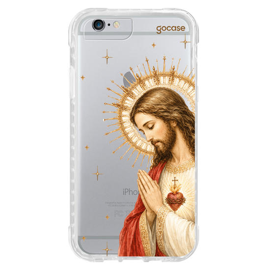 Capinha para celular  Cristo em Aquarela