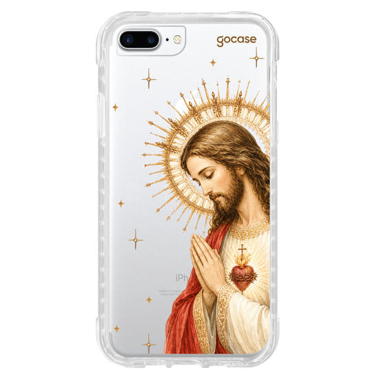 Capinha para celular  Cristo em Aquarela