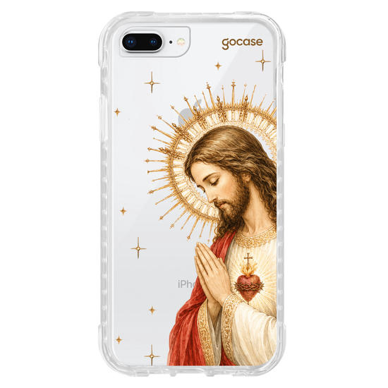 Capinha para celular  Cristo em Aquarela