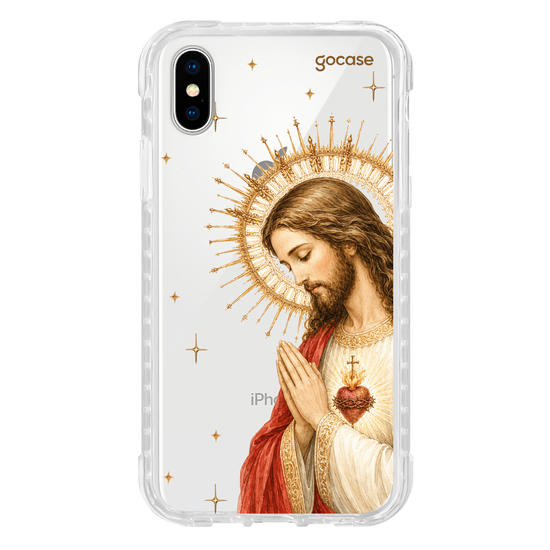Capinha para celular  Cristo em Aquarela