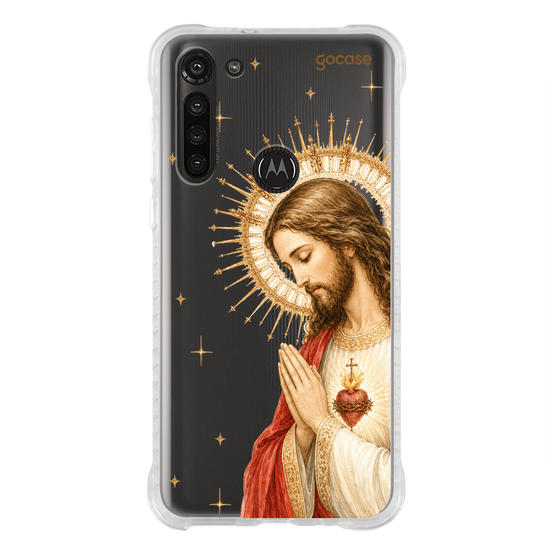 Capinha para celular  Cristo em Aquarela