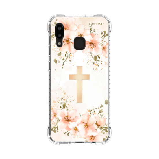 Capinha para celular  Cruz Cherry Blossom