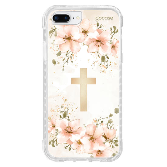 Capinha para celular  Cruz Cherry Blossom