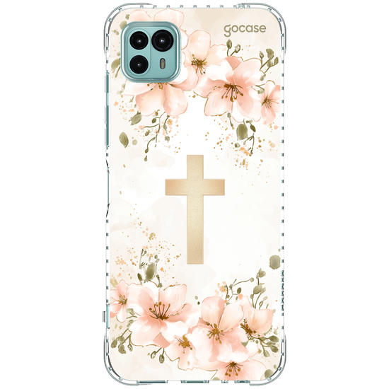 Capinha para celular  Cruz Cherry Blossom