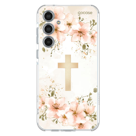 Capinha para celular  Cruz Cherry Blossom