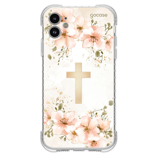Capinha para celular  Cruz Cherry Blossom