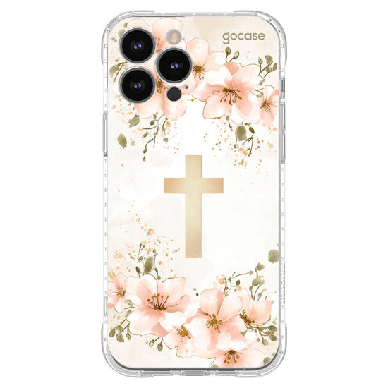 Capinha para celular  Cruz Cherry Blossom