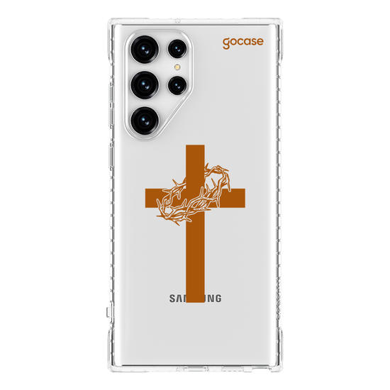 Capinha para celular  Cruz Com Coroa
