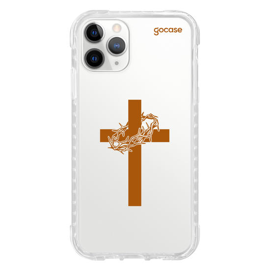 Capinha para celular  Cruz Com Coroa