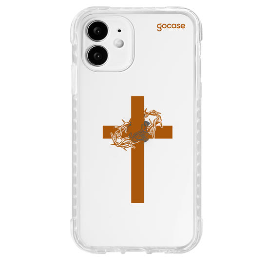Capinha para celular  Cruz Com Coroa