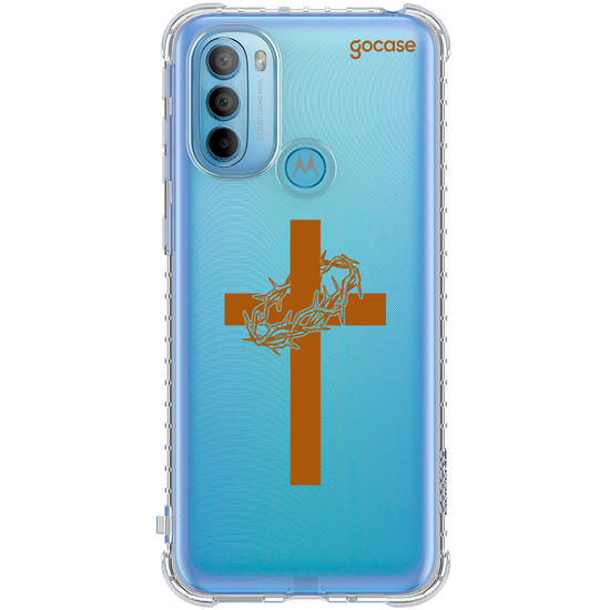 Capinha para celular  Cruz Com Coroa